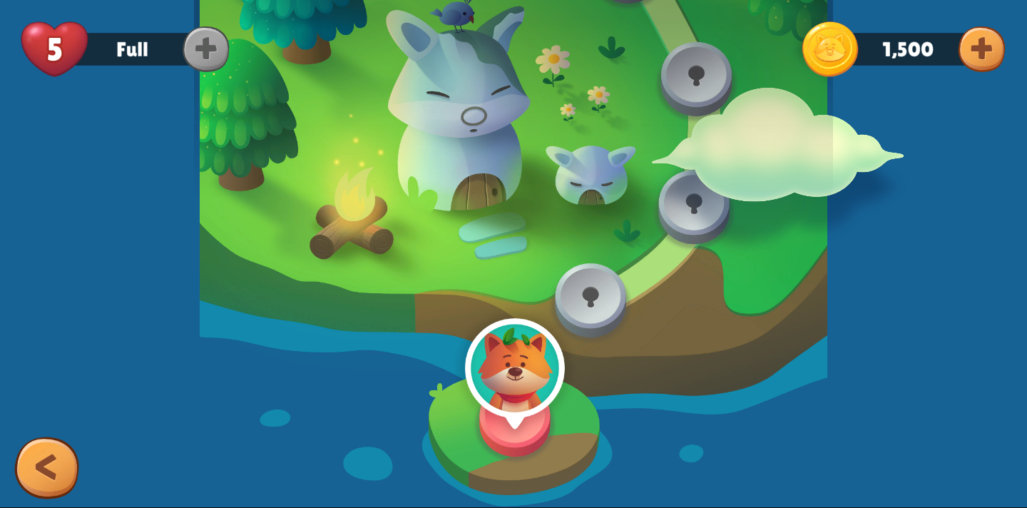 Cute Animals Island - محیط بازی جزیره حیوانات کارتونی